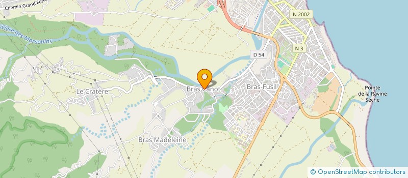 localisation de l'entreprise MADAME SARAH FOUDRIN  SAINT-BENOIT