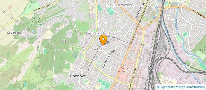 localisation de l'entreprise MADAME SARAH FOURNIER  CHENOVE