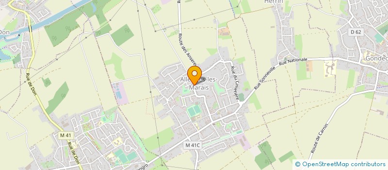 localisation de l'entreprise MADAME SARAH FRACKOWIAK  ALLENNES-LES-MARAIS