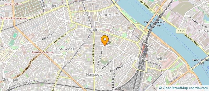 localisation de l'entreprise MADAME SARAH FRADIN  BORDEAUX