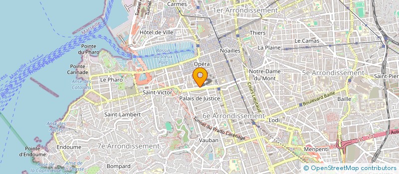 localisation de l'entreprise MADAME SARAH FRANCOIS  MARSEILLE