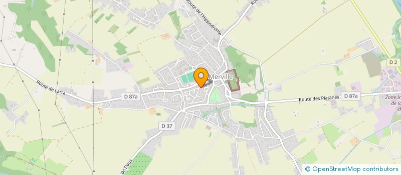 localisation de l'entreprise MADAME SARAH FRENAY  MERVILLE