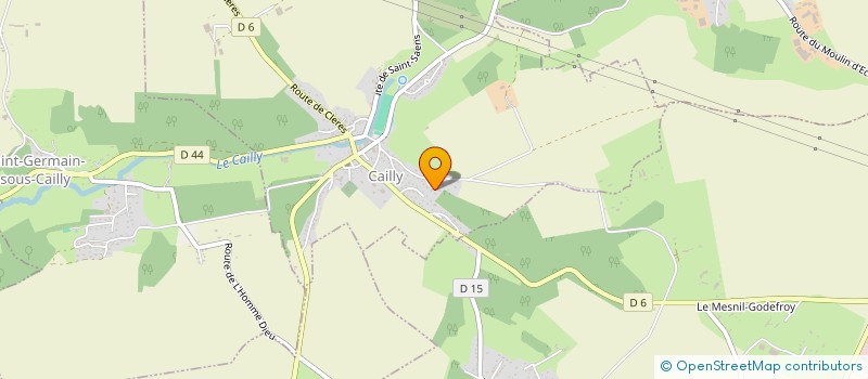 localisation de l'entreprise MADAME SARAH FRESNEL  CAILLY