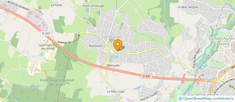 localisation de l'entreprise MADAME SARAH FRESSINAUD MASDEFEIX à LIMOGES