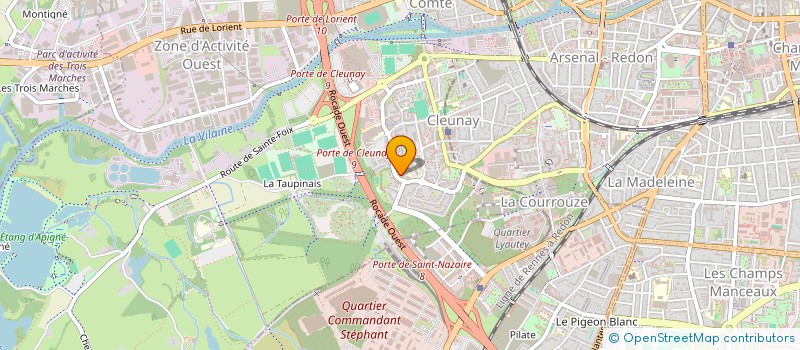 localisation de l'entreprise MADAME SARAH FRISCHE  RENNES