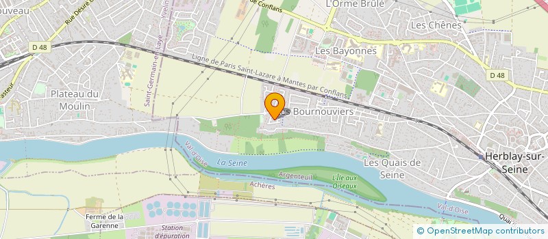 localisation de l'entreprise MADAME SARAH FRONTIGNY  HERBLAY-SUR-SEINE