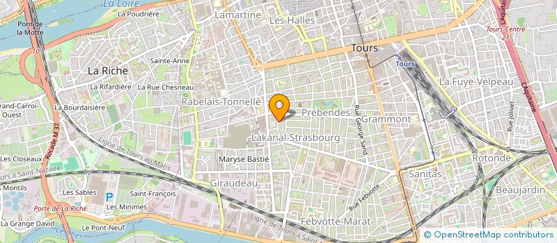 localisation de l'entreprise MADAME SARAH FUJISAKI  TOURS