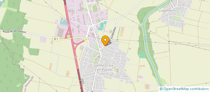 localisation de l'entreprise MADAME SARAH GANTNER  SAINTE-CROIX-EN-PLAINE