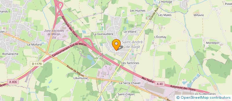 localisation de l'entreprise MADAME SARAH GAOUI  SAINT-ANDRE-DE-BAGE