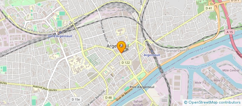 localisation de l'entreprise MADAME SARAH GAPENNE  ARGENTEUIL