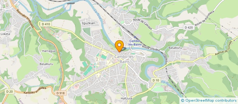 localisation de l'entreprise MADAME SARAH GARAT  CAMBO-LES-BAINS