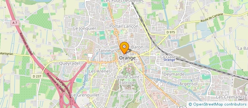 localisation de l'entreprise MADAME SARAH GARCIA à ORANGE