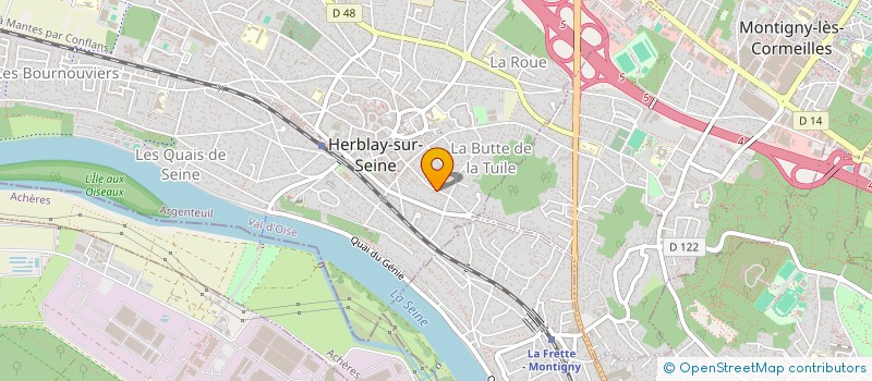 localisation de l'entreprise MADAME SARAH GARCIA  HERBLAY-SUR-SEINE