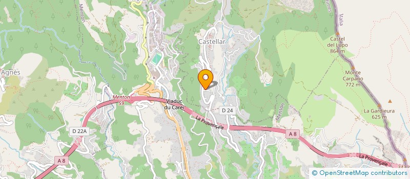 localisation de l'entreprise MADAME SARAH GASPERIC  CASTELLAR