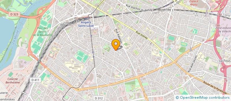 localisation de l'entreprise MADAME SARAH GAUTRET  ANGERS