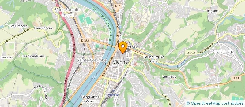 localisation de l'entreprise MADAME SARAH GENANE à VIENNE