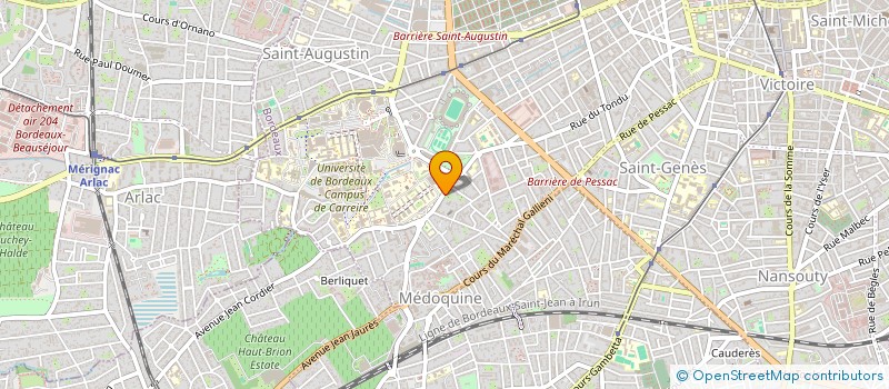 localisation de l'entreprise MADAME SARAH GENDRON à BORDEAUX