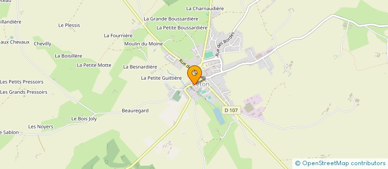 localisation de l'entreprise MADAME SARAH GEORGE à CETON
