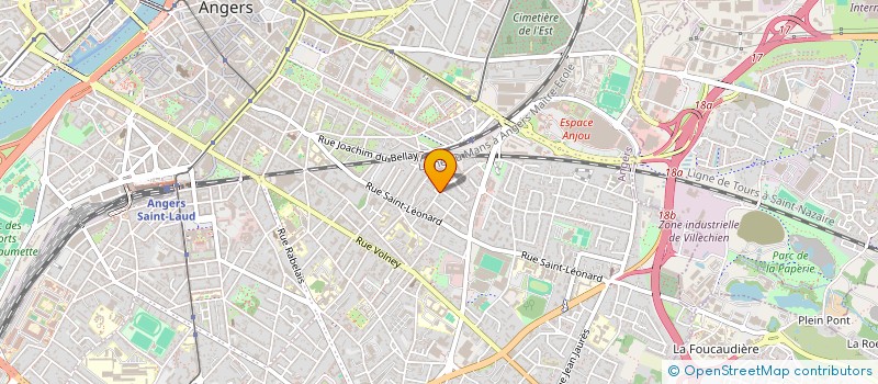 localisation de l'entreprise MADAME SARAH GEORGES  ANGERS