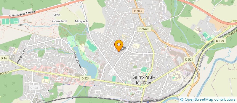 localisation de l'entreprise MADAME SARAH GES  SAINT-PAUL-LES-DAX