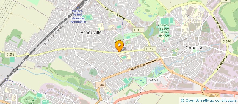 localisation de l'entreprise MADAME SARAH GHARBI à GONESSE