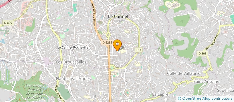 localisation de l'entreprise MADAME SARAH GHARBI à LE CANNET