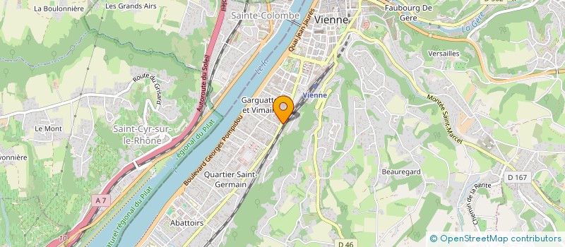 localisation de l'entreprise MADAME SARAH GHION  VIENNE