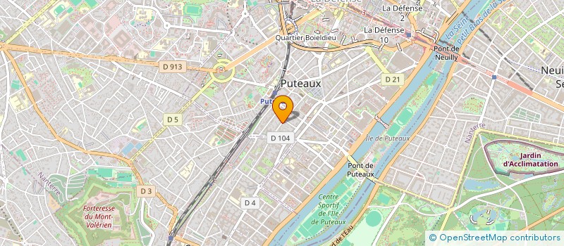 localisation de l'entreprise MADAME SARAH GHOZLAN  PUTEAUX