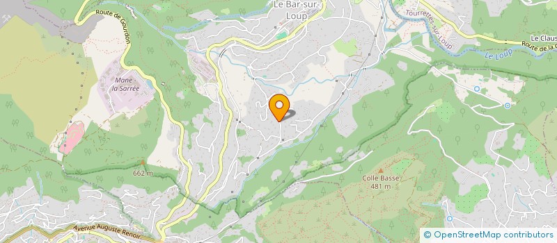 localisation de l'entreprise MADAME SARAH GIBBON  LE BAR-SUR-LOUP