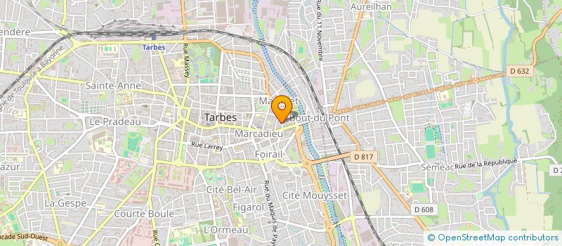 localisation de l'entreprise MADAME SARAH GILBERT  TARBES