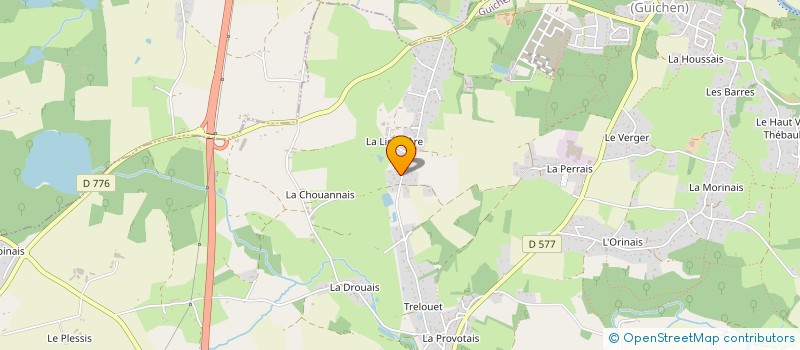 localisation de l'entreprise MADAME SARAH GIRAULT  GOVEN