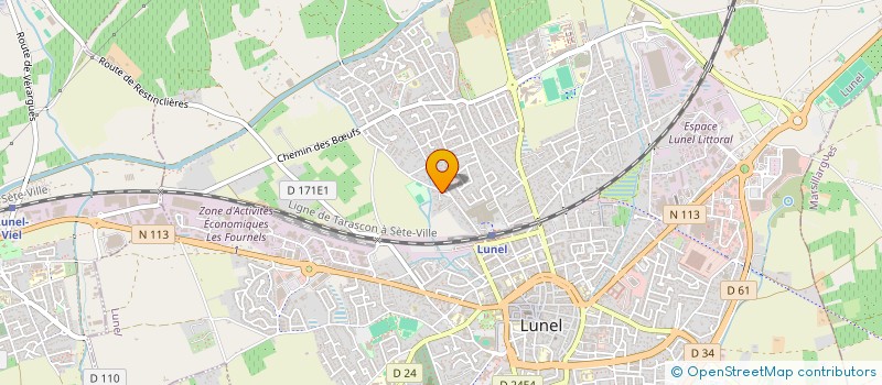 localisation de l'entreprise MADAME SARAH GIROT  LUNEL