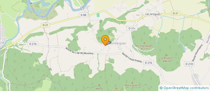 localisation de l'entreprise MADAME SARAH GIUSEPPIN  CASSAGNABERE-TOURNAS