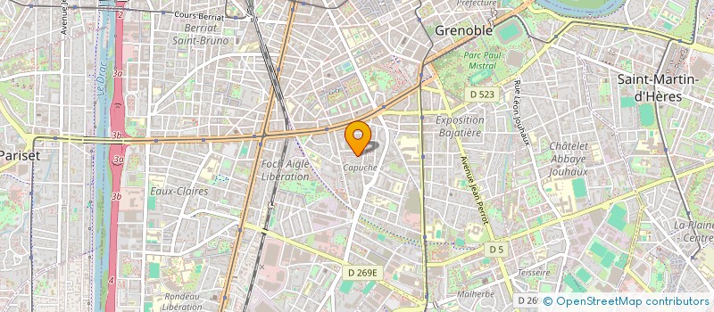 localisation de l'entreprise MADAME SARAH GLASER  GRENOBLE