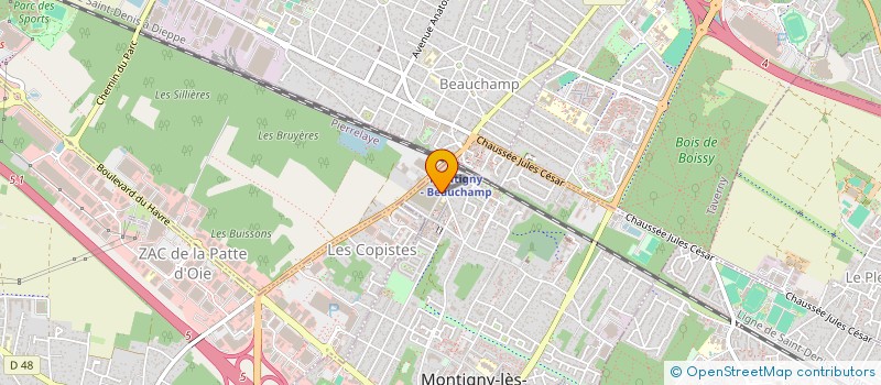 localisation de l'entreprise MADAME SARAH GLIGUEM  MONTIGNY-LES-CORMEILLES