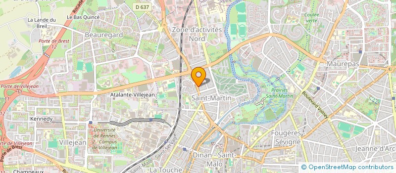 localisation de l'entreprise MADAME SARAH GLOUX  RENNES