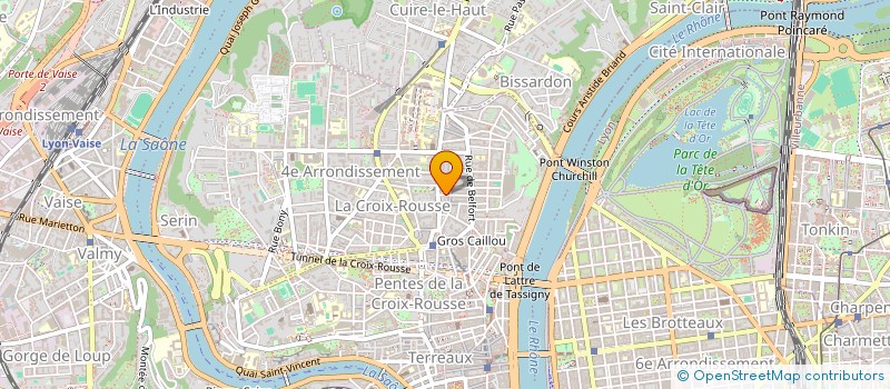 localisation de l'entreprise MADAME SARAH GOMEZ à LYON