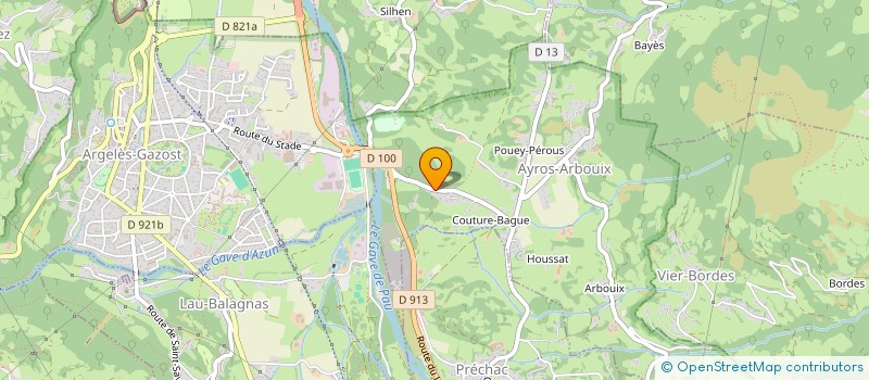 localisation de l'entreprise MADAME SARAH GOMEZ  AYROS-ARBOUIX