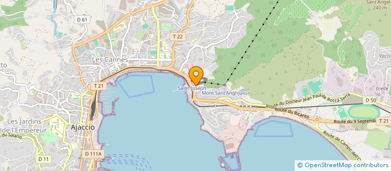 localisation de l'entreprise MADAME SARAH GORRETA  AJACCIO