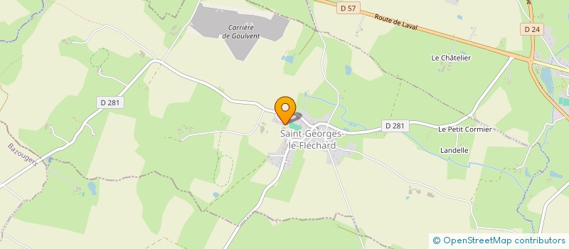 localisation de l'entreprise MADAME SARAH GOUPIL  SAINT-GEORGES-LE-FLECHARD