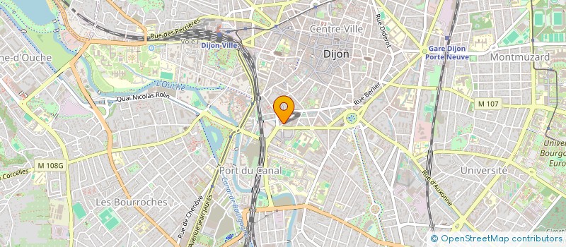 localisation de l'entreprise MADAME SARAH GRANDJEAN  DIJON