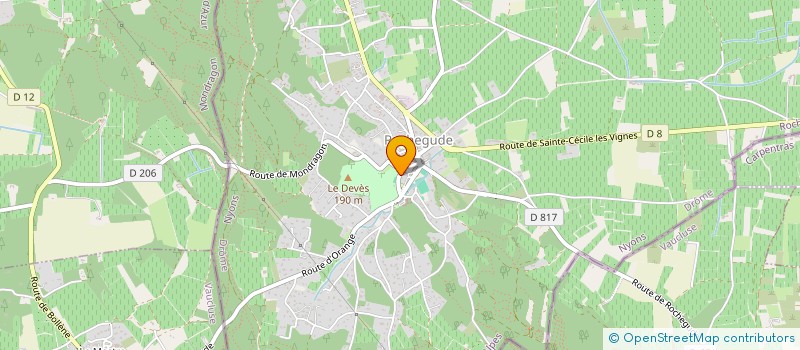 localisation de l'entreprise MADAME SARAH GRANIER  ROCHEGUDE