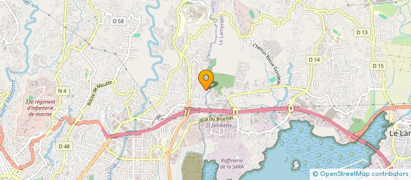 localisation de l'entreprise MADAME SARAH GRANOMORT  FORT-DE-FRANCE