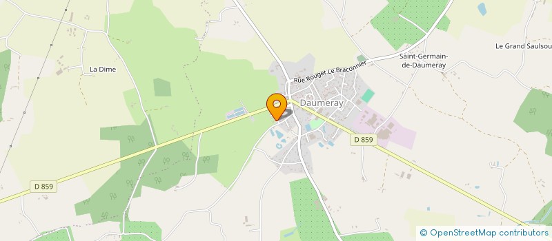 localisation de l'entreprise MADAME SARAH GREGOIRE  MORANNES SUR SARTHE-DAUMERAY