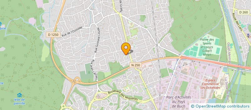 localisation de l'entreprise MADAME SARAH GREGORY à LA TESTE-DE-BUCH