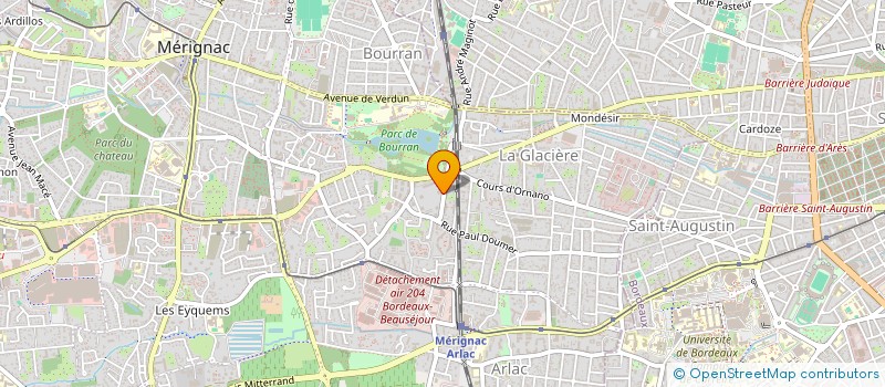 localisation de l'entreprise MADAME SARAH GRESS  MERIGNAC