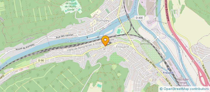 localisation de l'entreprise MADAME SARAH GRIBELBAUER  FROUARD