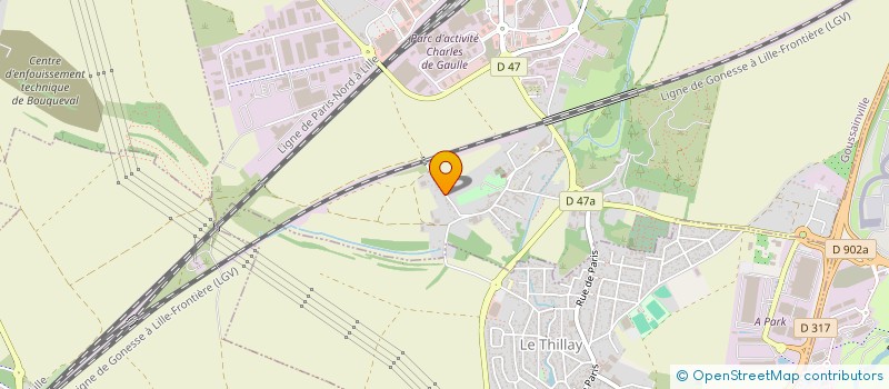 localisation de l'entreprise MADAME SARAH GROSS  GOUSSAINVILLE