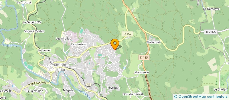 localisation de l'entreprise MADAME SARAH GSTALDER à LE CHAMBON-SUR-LIGNON
