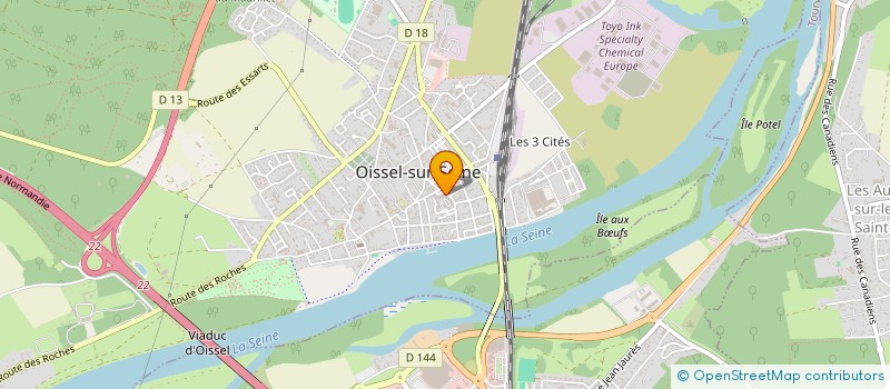 localisation de l'entreprise MADAME SARAH GUENDOUZI  OISSEL